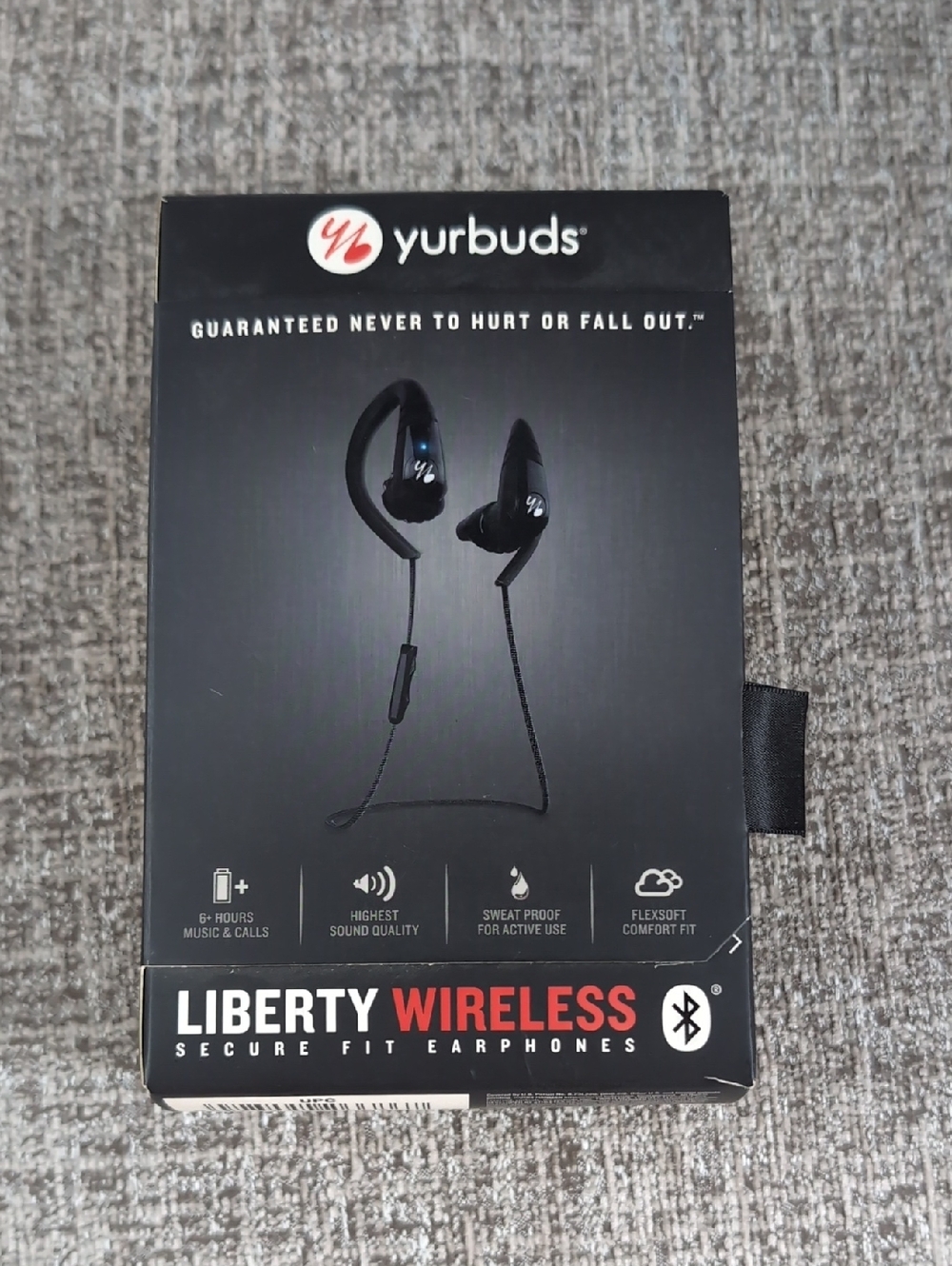 Liberty Wireless Secure Fit Earphones - Black